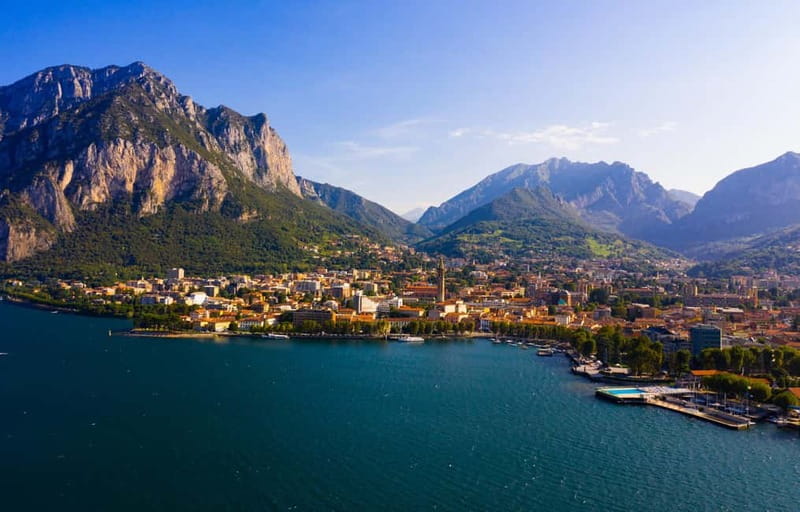 From Milan: Bellagio, Varenna & Bellano Gorge Small Group - Starting in Milan: Milano Centrale, the giant Apple, and your Italian-flag guide