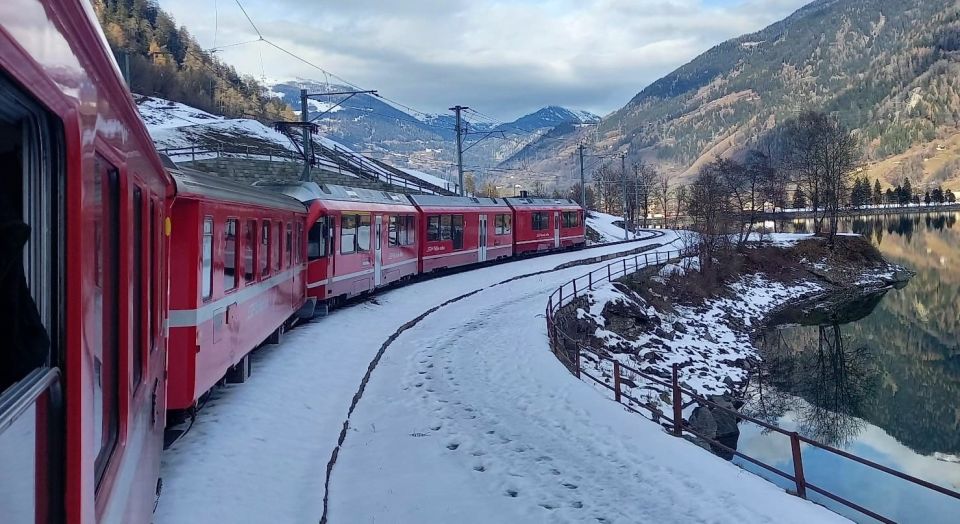 From Milan: Bernina Train, Swiss Alps & St. Moritz Day Trip - St. Moritz at 1,856 meters: shopping, snow vibes, and a quick orientation walk