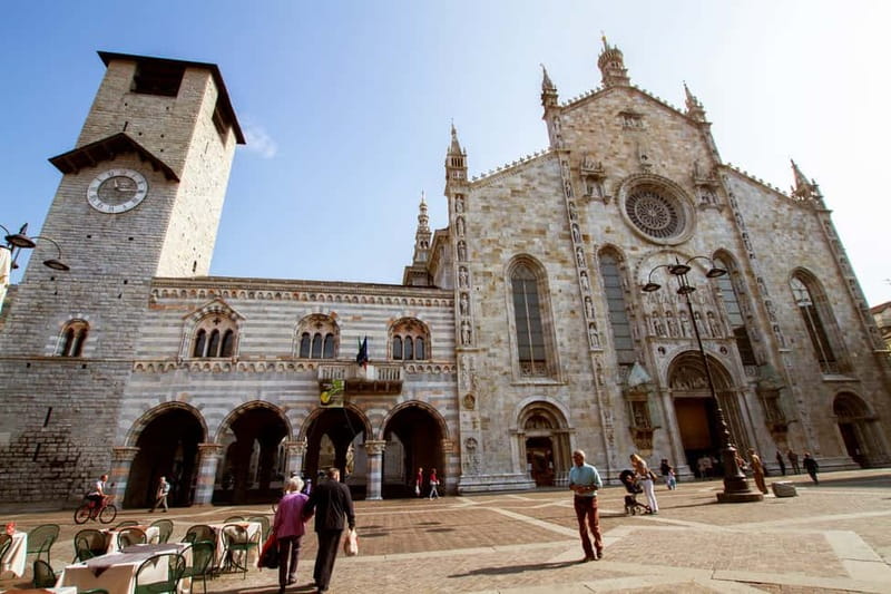 From Milan: Lake Como, Bellagio & Varenna with Private Boat - Como city center: guided streets, architecture, and first-lake perspective