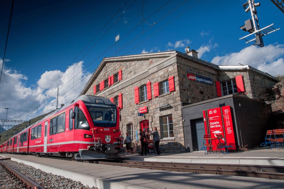 From Milan: Round-Trip Bernina Red Train to Saint Moritz - The Bernina Red Train to Saint Moritz: your flexible chunk of the day