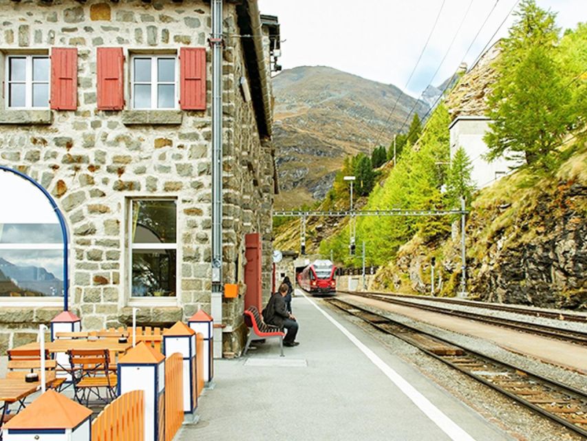 From Milan: St Moritz & Alps Day Trip with Bernina Red Train - The Bernina Red Train: your open-window Alps experience between St. Moritz and Tirano