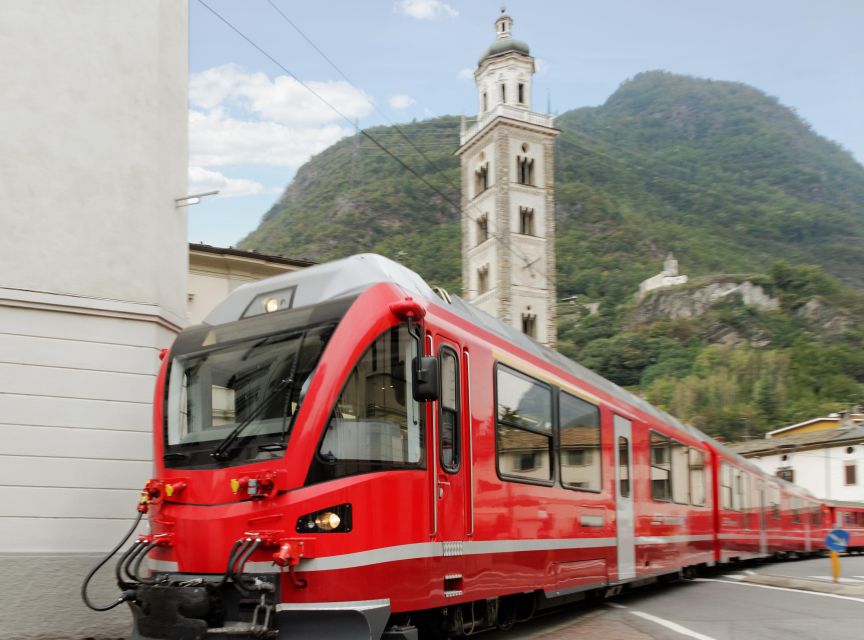 From Milan: St Moritz & Alps Day Trip with Bernina Red Train - Tirano: the medieval-city feel and market-time that finishes strong