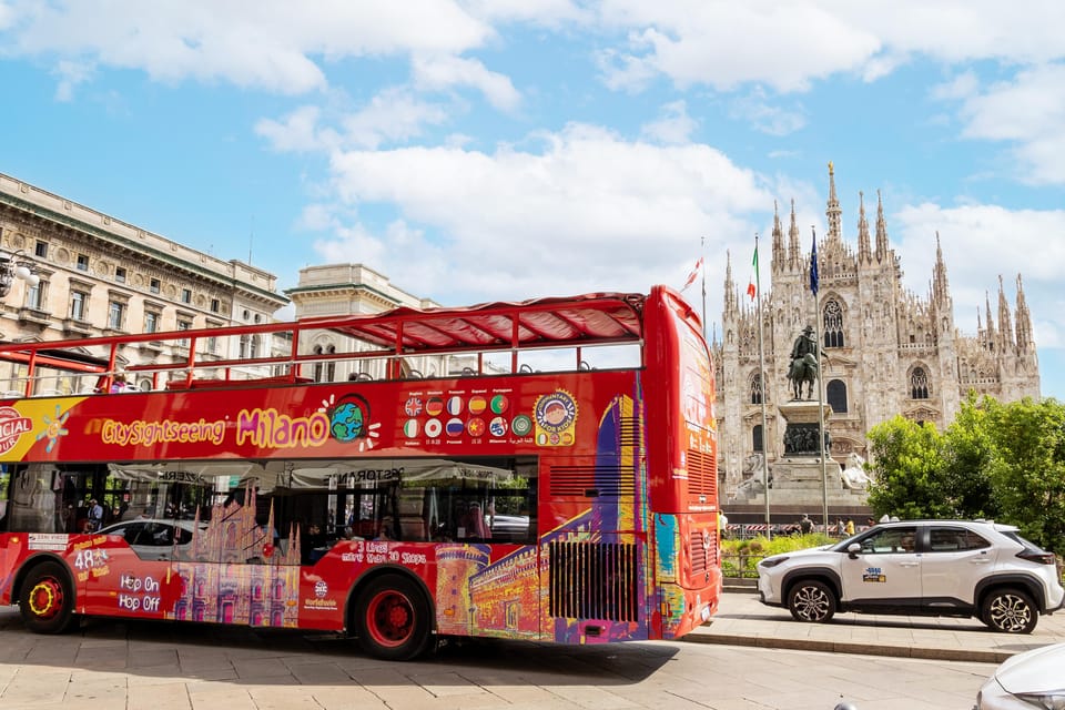 Milan: City Sightseeing Hop-On Hop-Off Bus with Audio Guide - Foro Bonaparte vs. Piazza Duomo: Getting On Without Losing Time