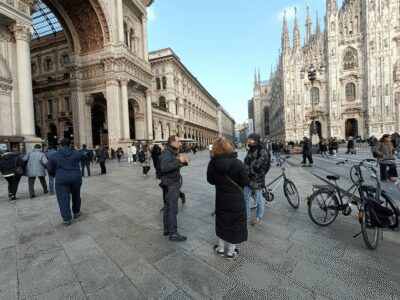 Milan: Guided Bike Tour - Sforza Castle: outside views, then inner courtyards