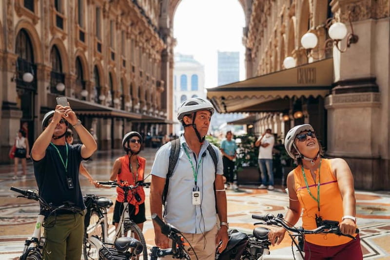 Milan: Highlights and Hidden Gems E-Bike Tour - Sforza Castle and the break-in-the-middle feeling at Sempione Park