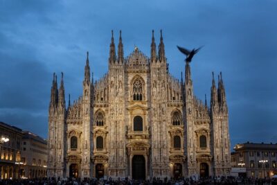Milan Hop-On Hop-Off Bus Tour with Four Routes - Line A (red): Duomo, Sforzesco, and La Scala with an about 90-minute loop