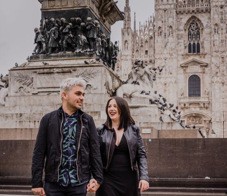 Milan: Private Professional Photoshoot at the Duomo - What you actually get in 48 hours: edited images in a secure gallery