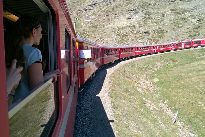Private tour to Bernina train & Lake Como. Hotel pick-up - Lake Como’s Varenna or Lecco: a quick win on the way to the Alps