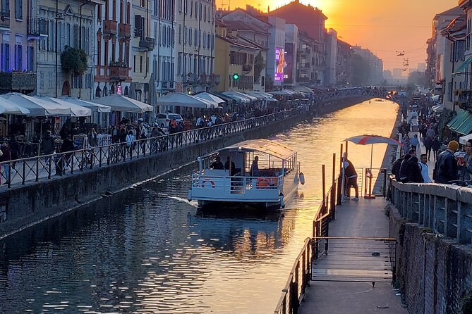 Sunset Navigli Boat Tour in Milan with Optional Aperitivo - Key things to know before you go